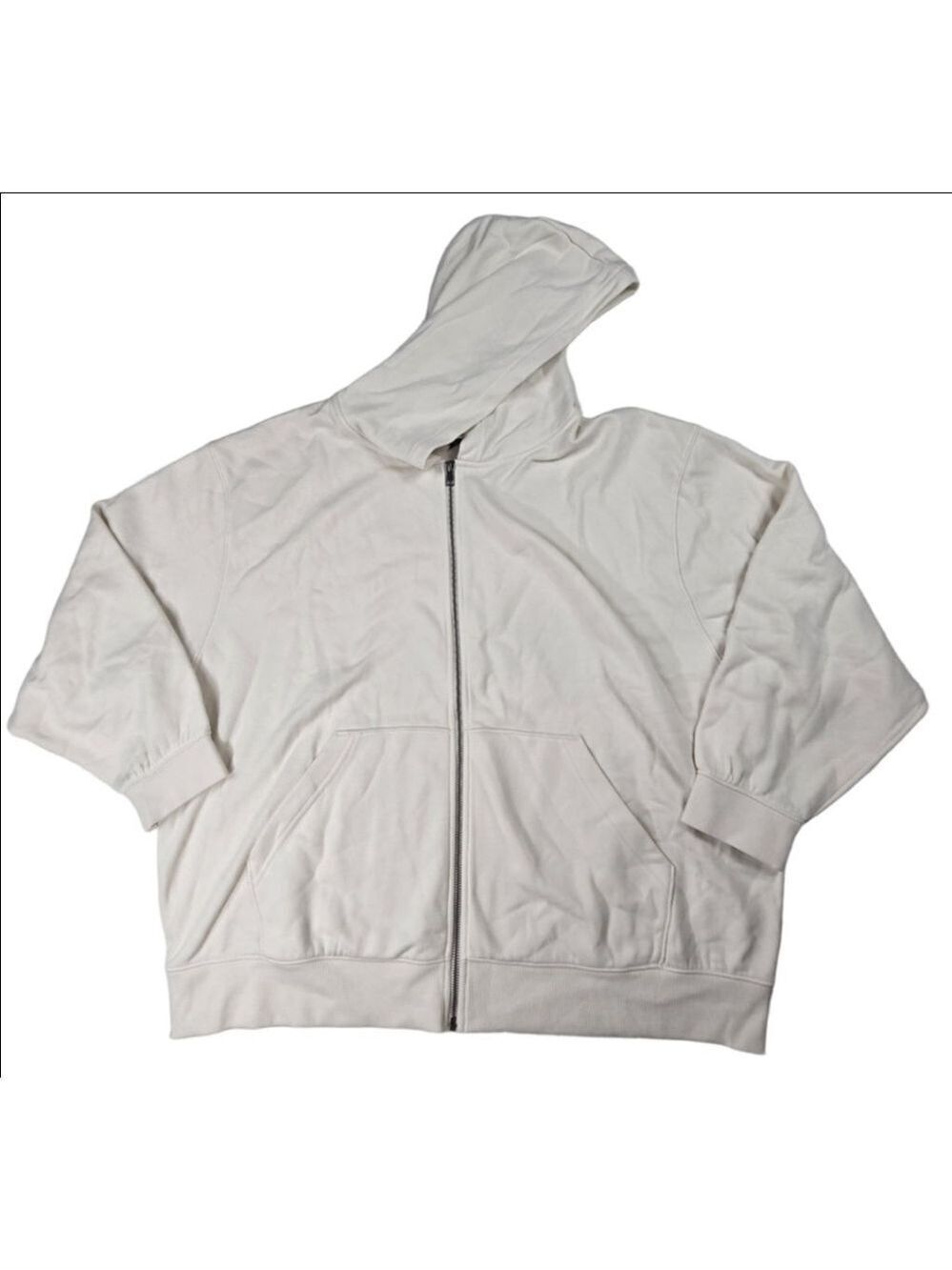 Universal Thread Cream zipup Hoodie Size 1X